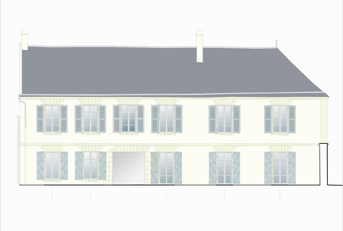 Facade sud - Projet copy